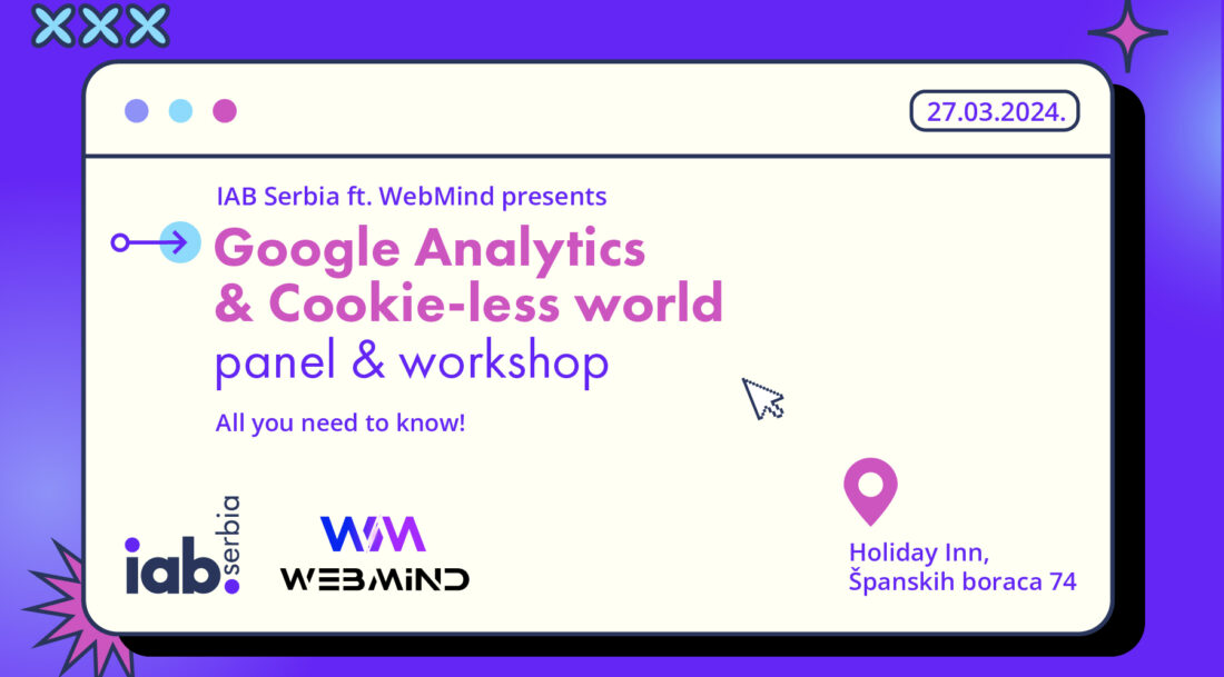 Workshop i panel na temu Google Analytics i budućnost bez Cookies-a