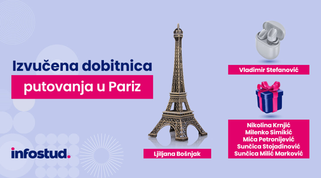 Izvučena dobitnica putovanja u Pariz